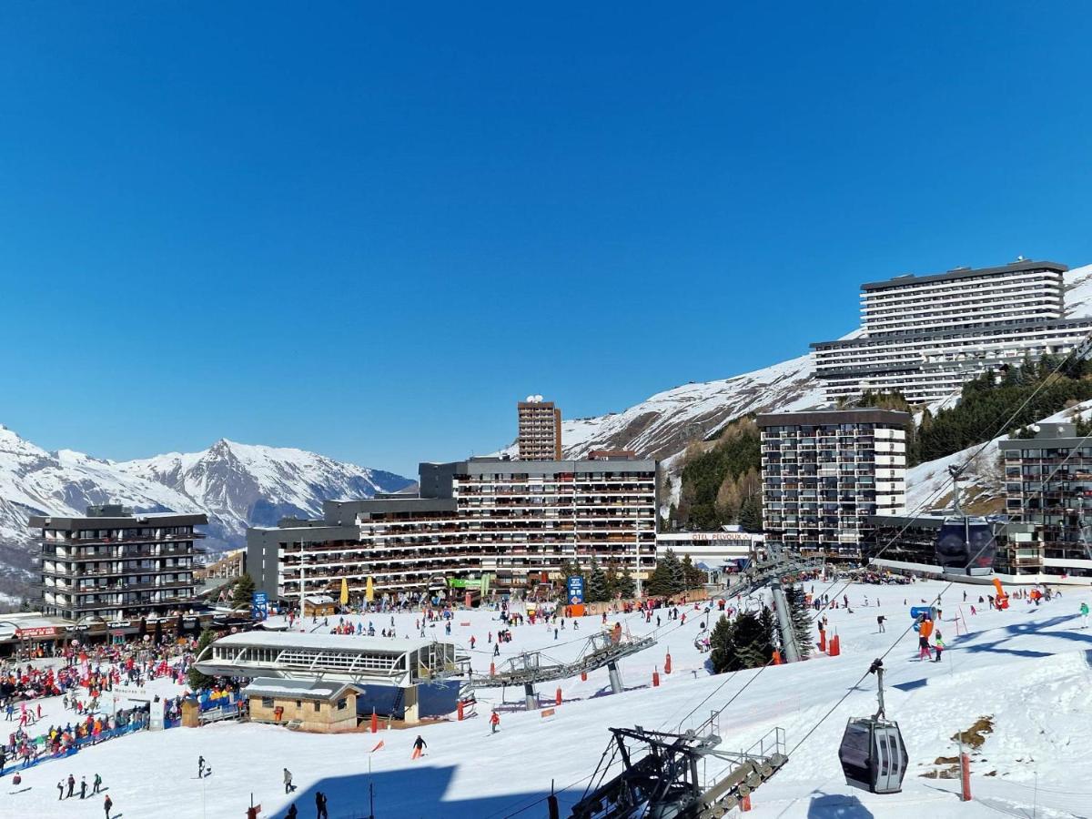 Studio Renove Avec Acces Direct Aux Pistes Et La Croisette, Au Coeur Des Menuires Daire Saint-Martin-de-Belleville Dış mekan fotoğraf