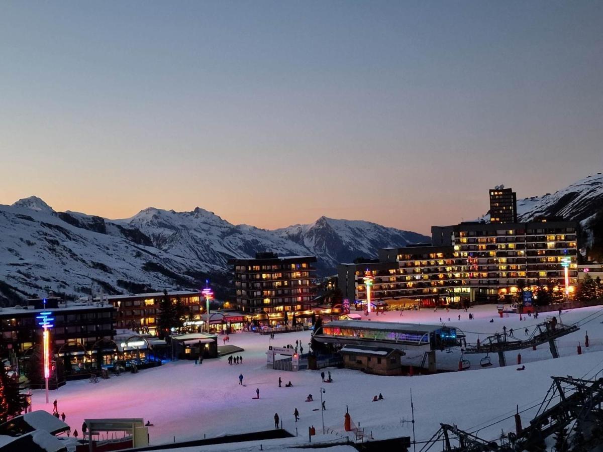 Studio Renove Avec Acces Direct Aux Pistes Et La Croisette, Au Coeur Des Menuires Daire Saint-Martin-de-Belleville Dış mekan fotoğraf