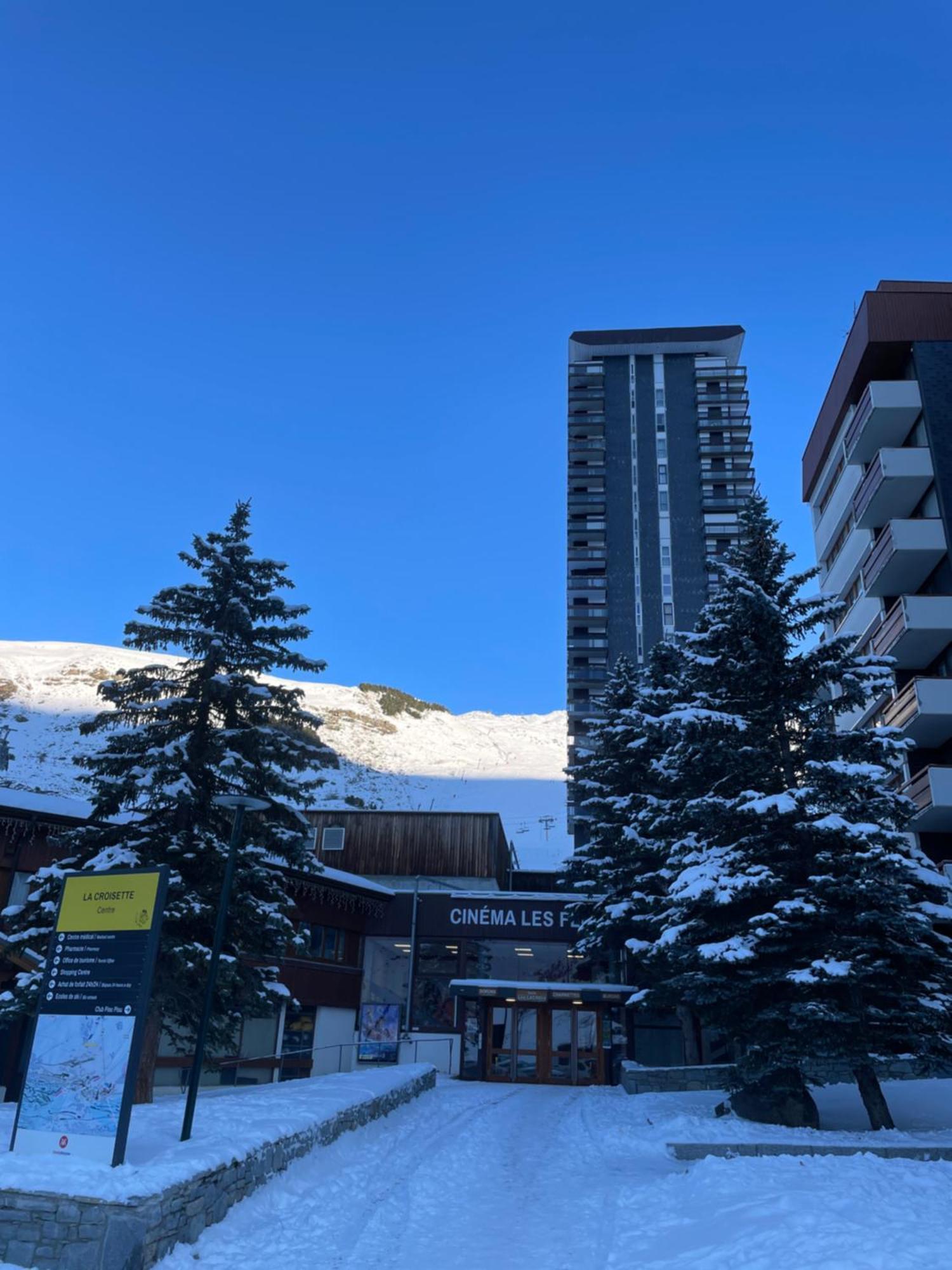 Studio Renove Avec Acces Direct Aux Pistes Et La Croisette, Au Coeur Des Menuires Daire Saint-Martin-de-Belleville Dış mekan fotoğraf